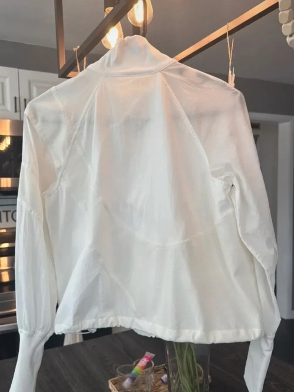 lululemon athletica White Lightweight Full-Zip Bomber Jacket